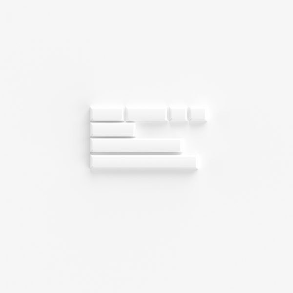 Bộ keycap AKKO Black on White BOW