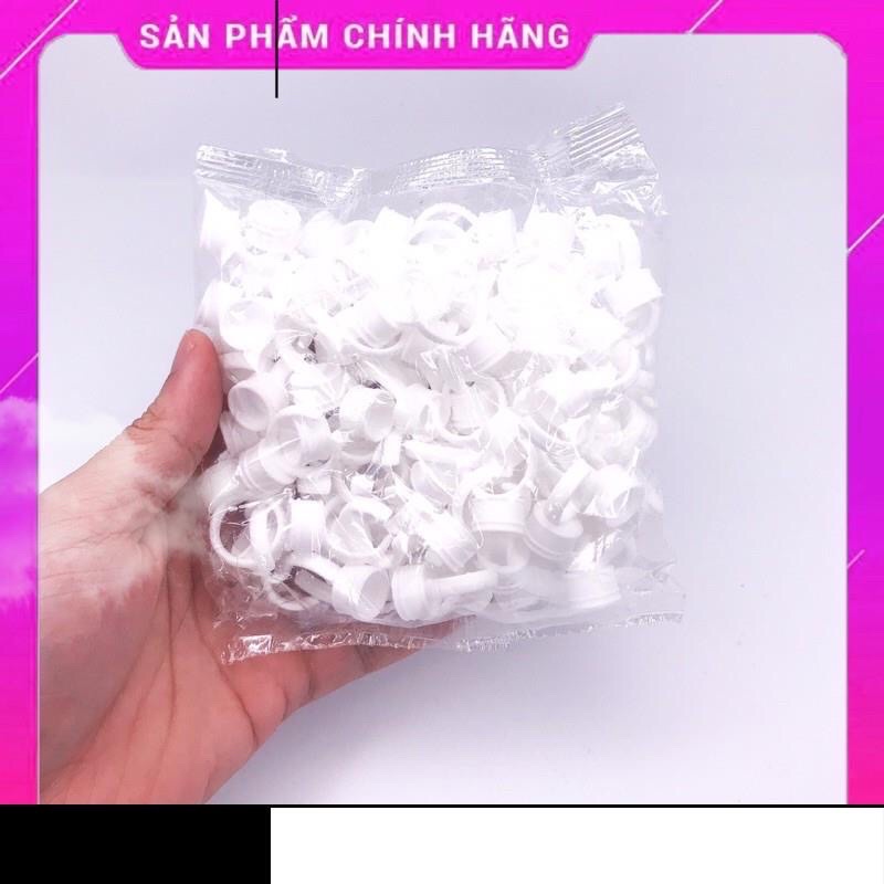Nhẫn nhựa đựng mực phun xăm