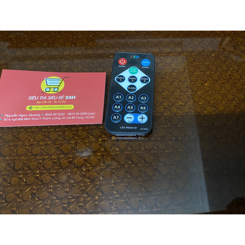 Đèn led xoay 7 màu / Đèn Led Có Remote điều khiển nhiều chế độ - Đèn Trang Trí
