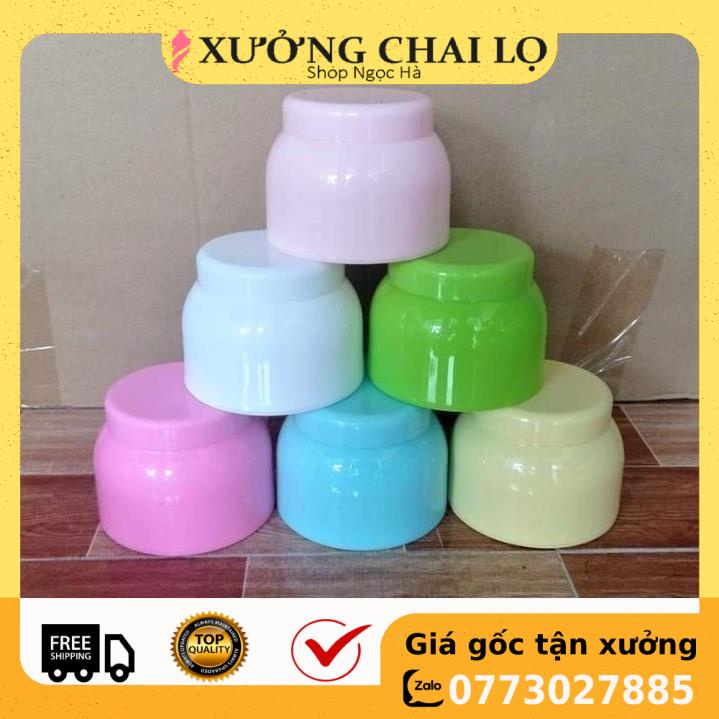 Hủ Đựng Kem ❤ GIÁ RẺ NHẤT ❤ Hũ bầu đựng kem body 120g chiết mỹ phẩm , phụ kiện du lịch