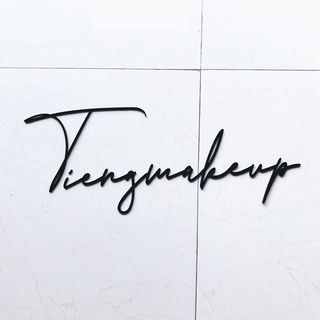 chữ trang trí màu đen dán nổi ( nhận đặt theo yêu cầu )