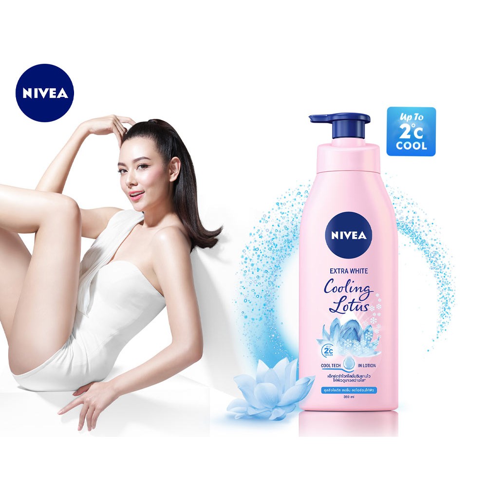 Sữa Dưỡng Thể Nivea Cooling Lotus Dưỡng Sáng Dịu Mát