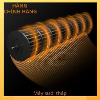 Máy sưởi tháp cao cấp (110cm) màu đen trắng