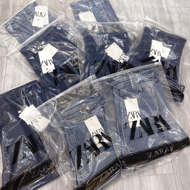 Quần short bò 2 túi bản to