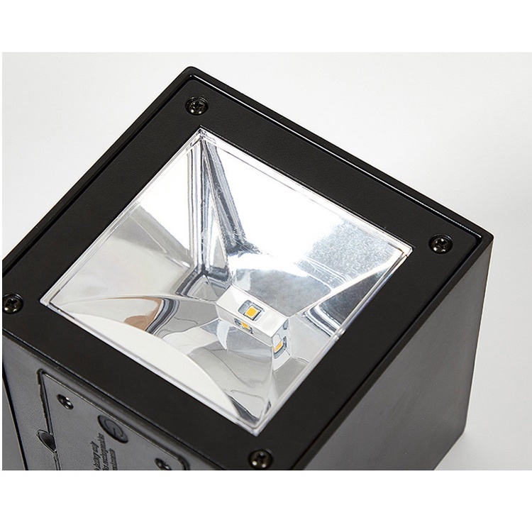 Đèn led gắn tường sử dụng năng lượng mặt trời, đèn hắt tường, trang trí decor