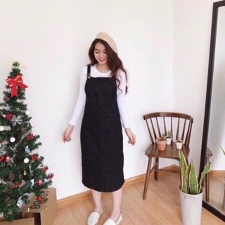 Set yếm Jean+áo thun
