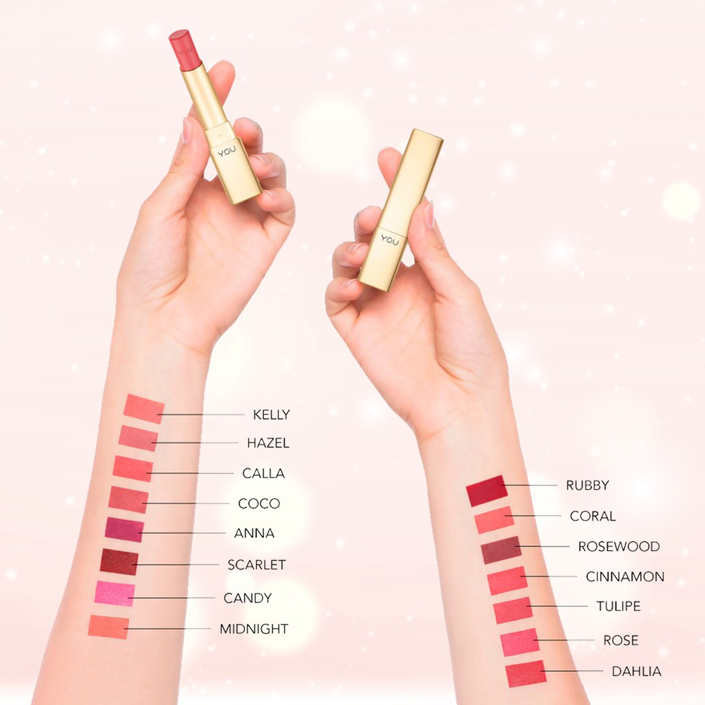 (Hàng Mới Về) Son Môi You The Gold One Color Stay 3.2g Màu Lì Và Mềm Mượt | BigBuy360 - bigbuy360.vn