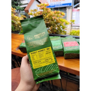 Cà phê robusta winey honey 80+ gu việt nam