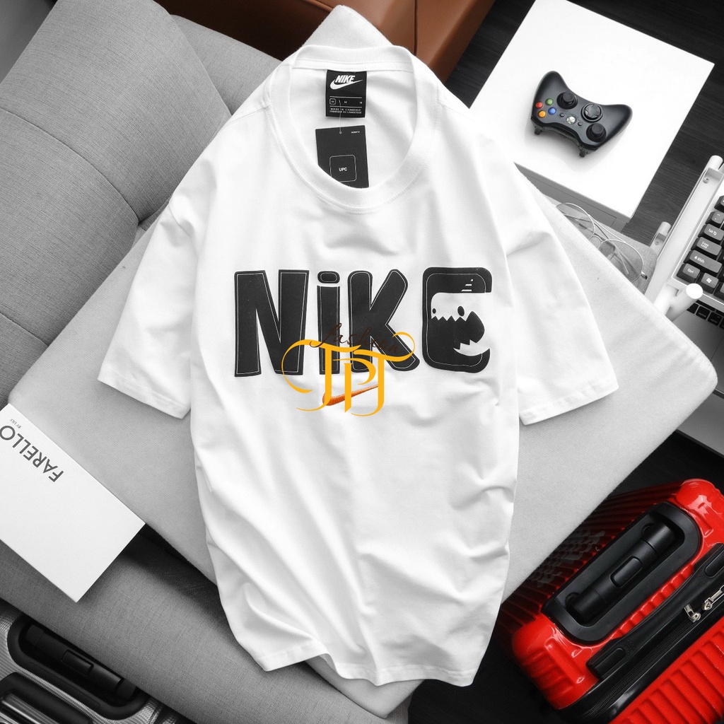 Áo thun tay lỡ nam nữ N!KE swoosh trắng đen unisex form rộng, vải cotton cao cấp phông trơn cực đẹp TPT SHOP 2021NIK01 | BigBuy360 - bigbuy360.vn