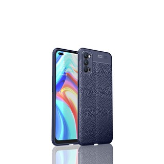 Ốp điện thoại mềm họa tiết da cho OPPO Reno4 / Reno4 Pro 5G