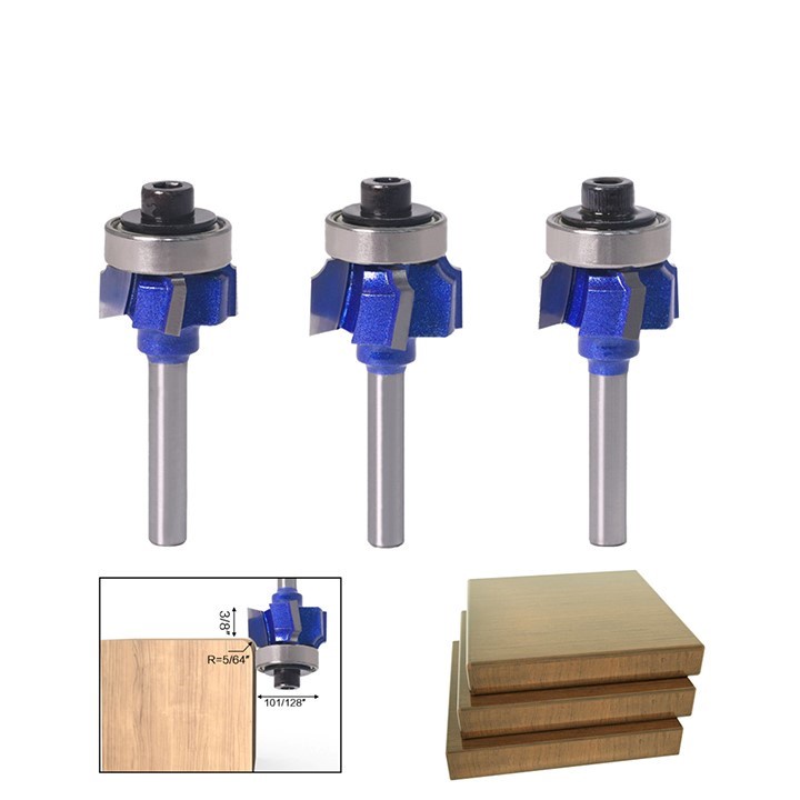 Mũi phay cạnh gỗ 4 cánh | Dao gọt chỉ dán cạnh công nghiệp R3