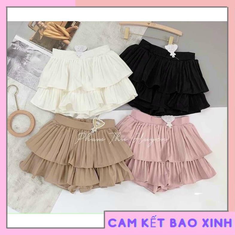 CHÂN VÁY DẬP LY XOÈ HAI TẦNG XẾP LI XINH CÓ QUẦN TRONG V5 [Hàng Siêu Cấp] | BigBuy360 - bigbuy360.vn