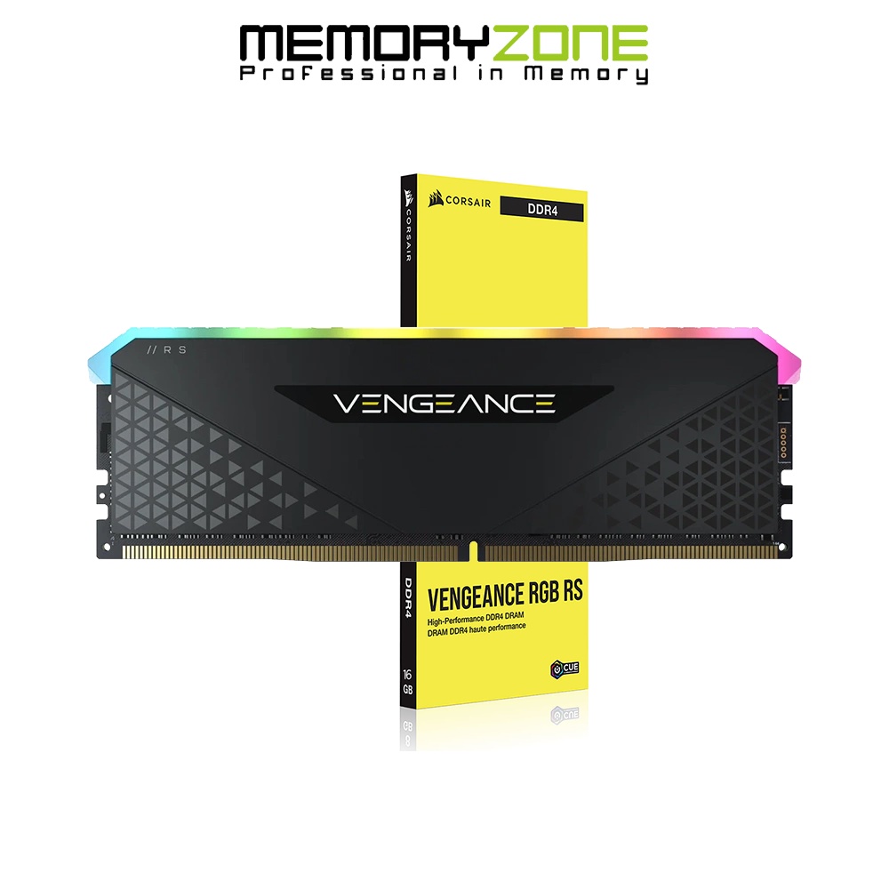 Ram PC Corsair Vengeance RGB RS 16GB 3200MHz DDR4 (1x16GB) CMG16GX4M1E3200C16