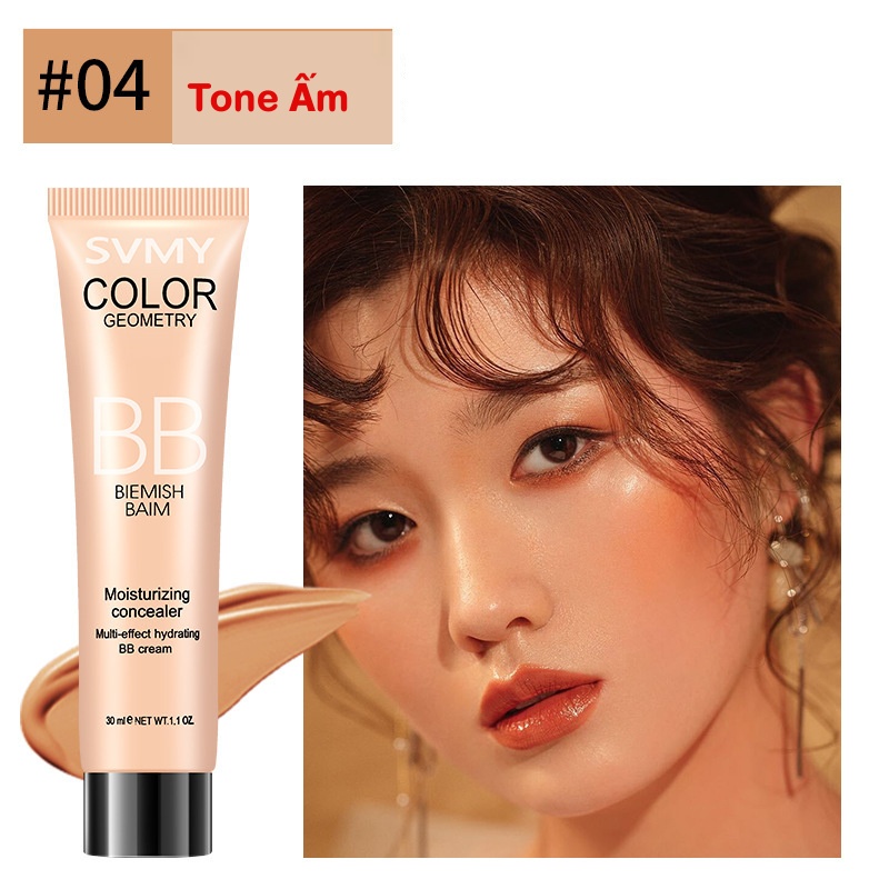 Kem nền lâu trôi dưỡng ẩm kiềm đàu SVMY 30ml giúp da trắng sáng mịn màng A100
