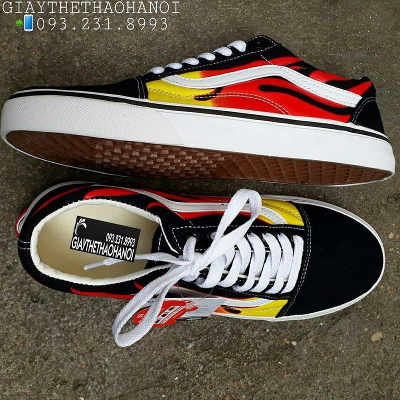 HOT Giày Vans old skool lửa
