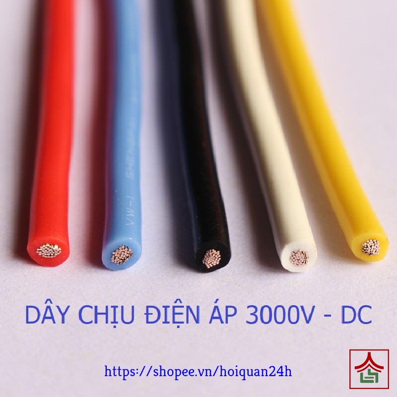 Dây điện AWG 10 12 14 Silicone Chịu Tải Chịu Nhiệt 200°C Chống Cháy