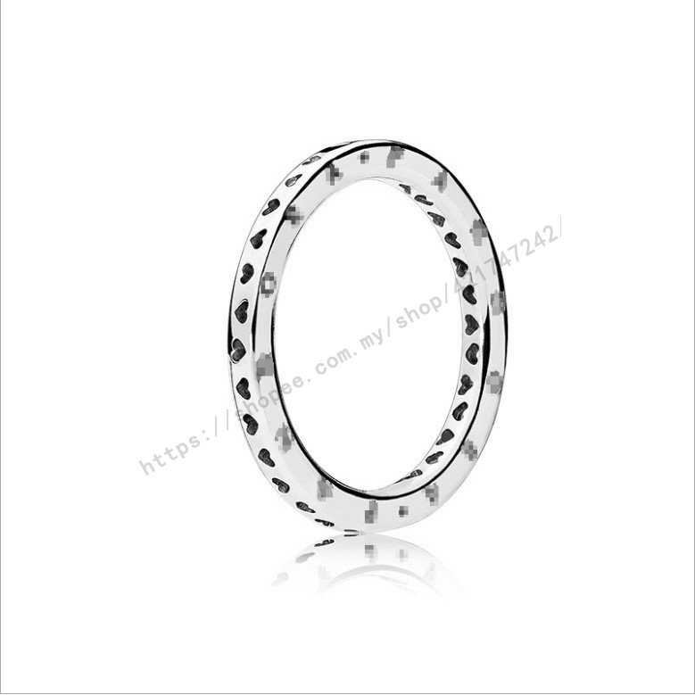 Nhẫn Pandora 190963 Cz mạ bạc S925 đính đá lấp lánh sang trọng