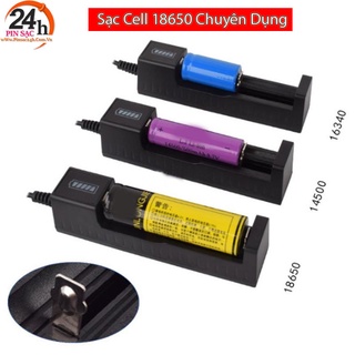 PS24. Bộ Sạc Pin 1 Ngăn Cell 18650 14500 16340 Chuyên Dụng