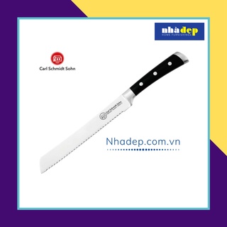 Dao cắt bánh mỳ Carl Schmidt Sohn, dài 21cm, lưỡi răng cưa, bằng inox, nhập khẩu Đức