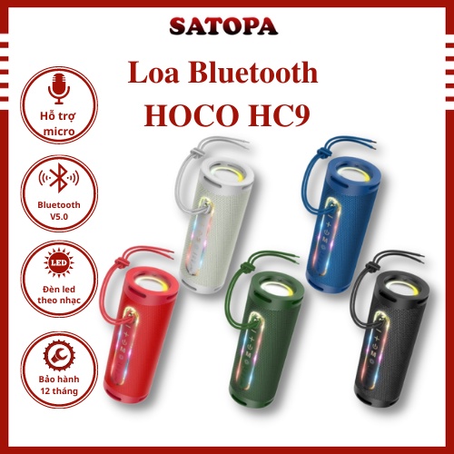 Loa bluetooth mini HOCO HC9 loa không dây mini bluetooth chính hãng âm thanh hay to rõ không rè - SATOPA OFFCIAL