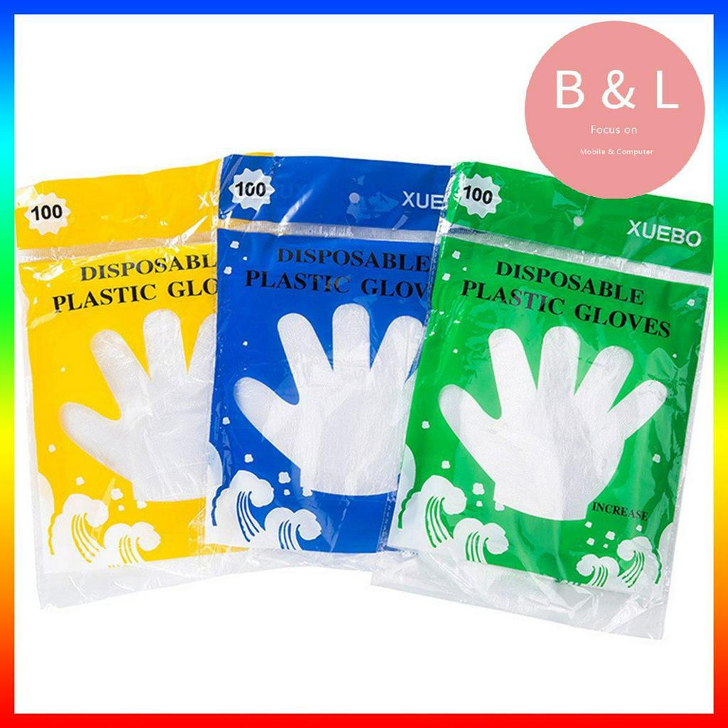 Set 100 găng tay Vinyl dùng một lần chắc chắn siêu thoải mái