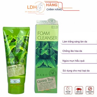 Sữa rửa mặt tinh chất trà xanh Green Tea Dabo Hàn quốc