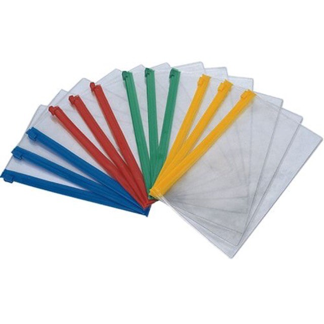 Bìa nhựa dẻo plastic size A5 có dây kéo