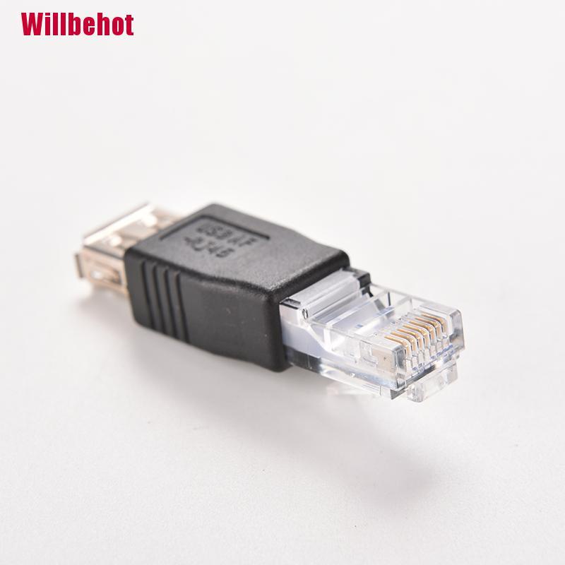 Đầu chuyển đổi cổng mạng Rj45 sang Usb AF A chuyên dụng chất lượng cao