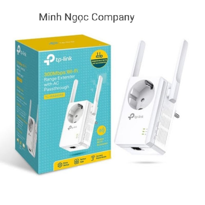 Bộ Mở Rộng Sóng WiFi Tp Link 860RE Tốc Độ 300Mbps (TL-WA860RE) - Hàng Chính Hãng