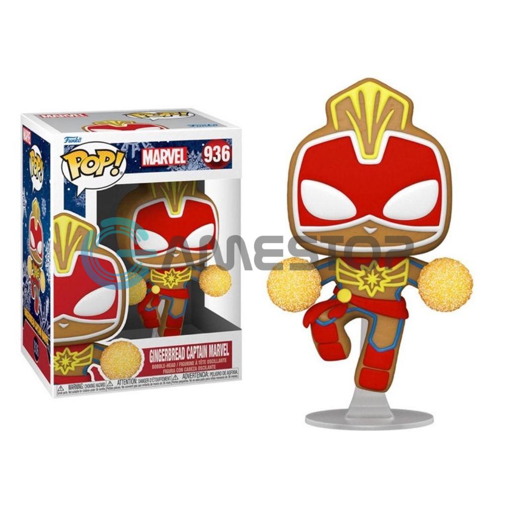 Mô hình Marvel Captain Marvel 10cm 936 Gingerbread Funko Pop Mô hình tĩnh Nhựa PVC CHÍNH HÃNG MỸ MVFKP05