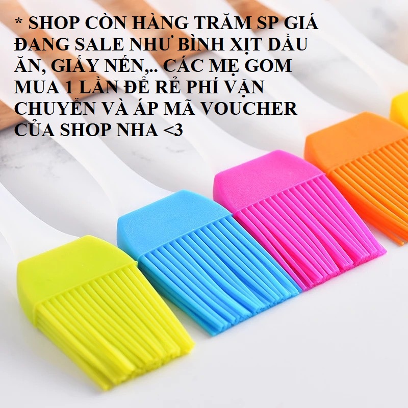 Cọ quét dầu ăn silicon ADERO cho nồi chiên không dầu - Chổi quét dầu chịu nhiệt AD11