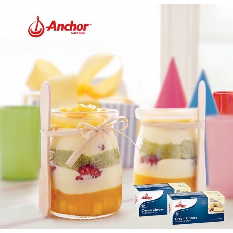 Cream Cheese Anchor 1Kg - DATE MỚI 2024