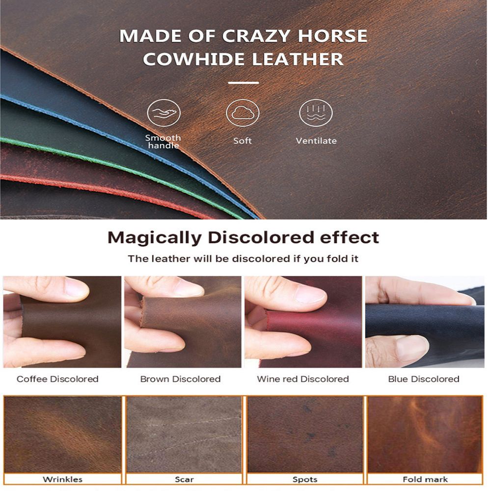 Sổ tay mini bằng da phong cách retro sáng tạo du lịch