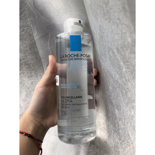 Nước tẩy trang giàu khoáng La Roche-Posay Micellar Water Ultra Sensitive Skin 400ml cho da thường và nhạy cảm