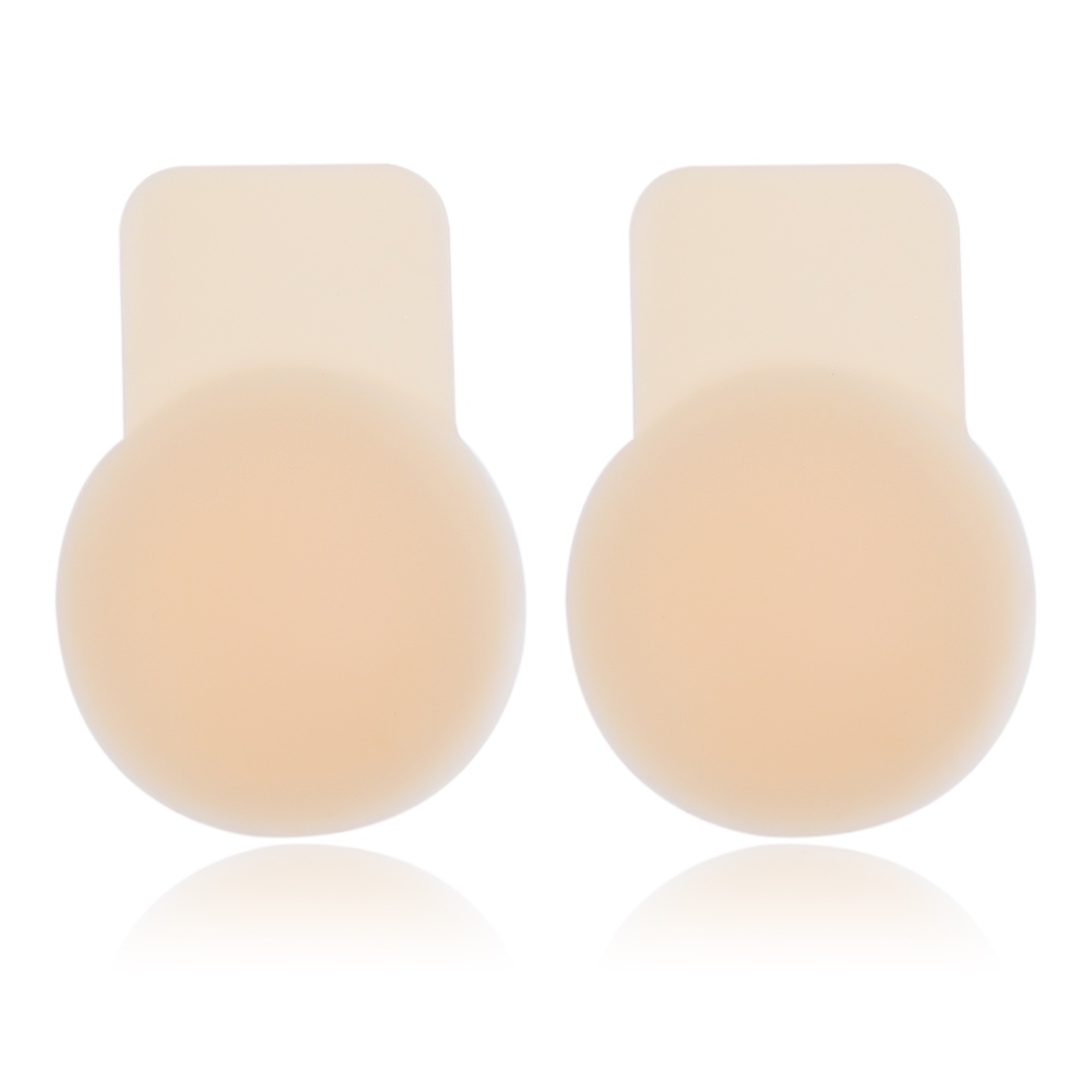 1 Cặp Miếng Dán Ngực Silicone Vô Hình Tái Sử Dụng Cho Đầm Cưới