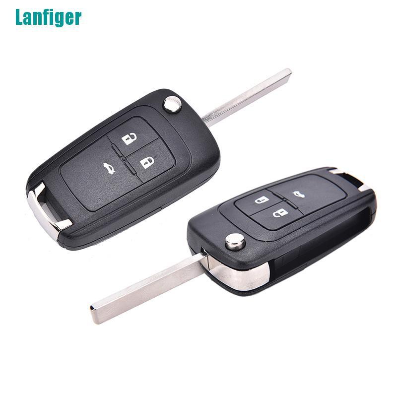 Vỏ Bọc Chìa Khóa Điều Khiển Từ Xa 3 Nút Gấp Được Cho Chevrolet
