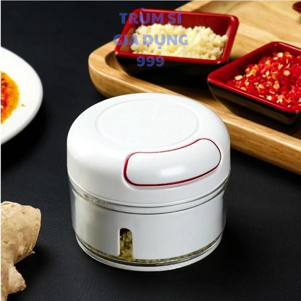 Máy xay tỏi ớt cầm tay Mini Food Chopper,  Dụng Cụ Xay Tỏi Ớt Cầm Tay Mini