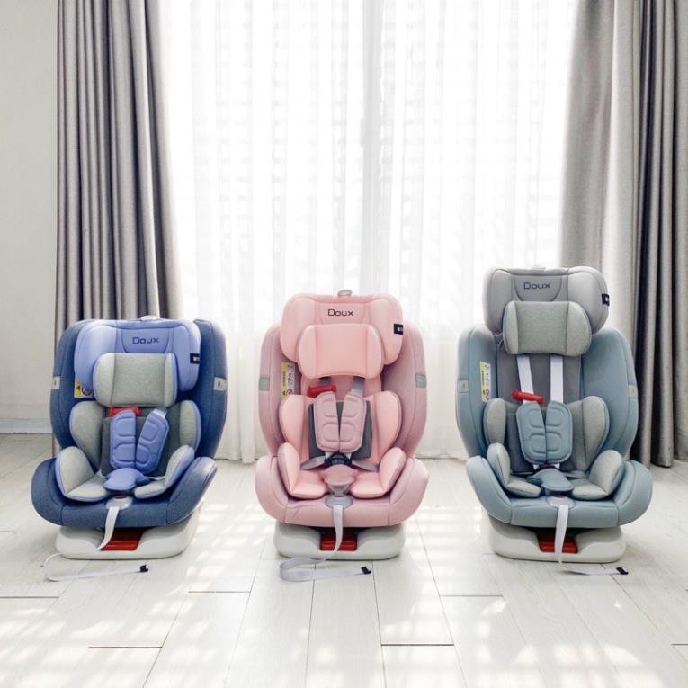 Ghế ngồi ô tô trẻ em Doux xoay 360 độ isofix 0-12 tuổi