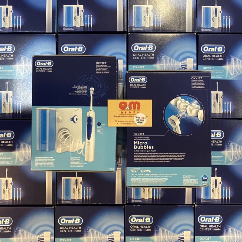 Máy tăm nước Oral b Oxyjet Hydropulseur - đủ bill