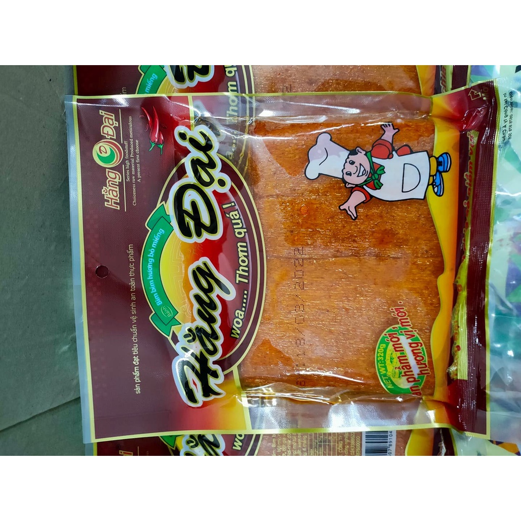 [ Gói siêu lớn 320g ] [ Hương vị tuổi thơ ] Tăm cay / Thanh cay đỏ Hằng Đại Hương vị Bò miếng Món ăn vặt tuổi thơ