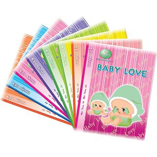 Lốc 10 quyển tập Baby Love Thuận Tiến 4 ô li hoặc 5 ô li - 96tr - định lượng 100gsm