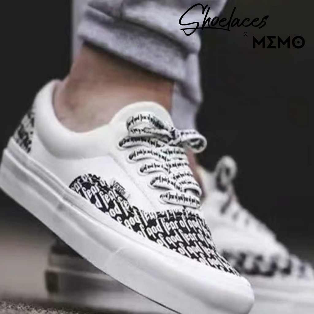 Dây Giày Vans fog era 95 Shoelaces x Memo