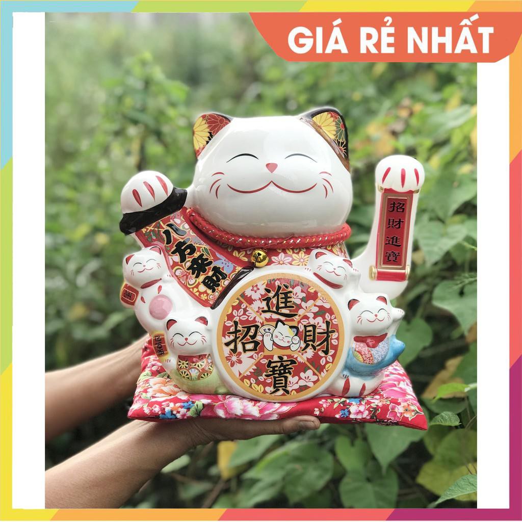 [MÈO 20 - 25 CM THIÊN KHÁCH VÃNG LAI ĐẸP] Mẫu mèo gốm sứ chiêu tài phát lộc phong thủy bán chạy, giá rẻ | BigBuy360 - bigbuy360.vn