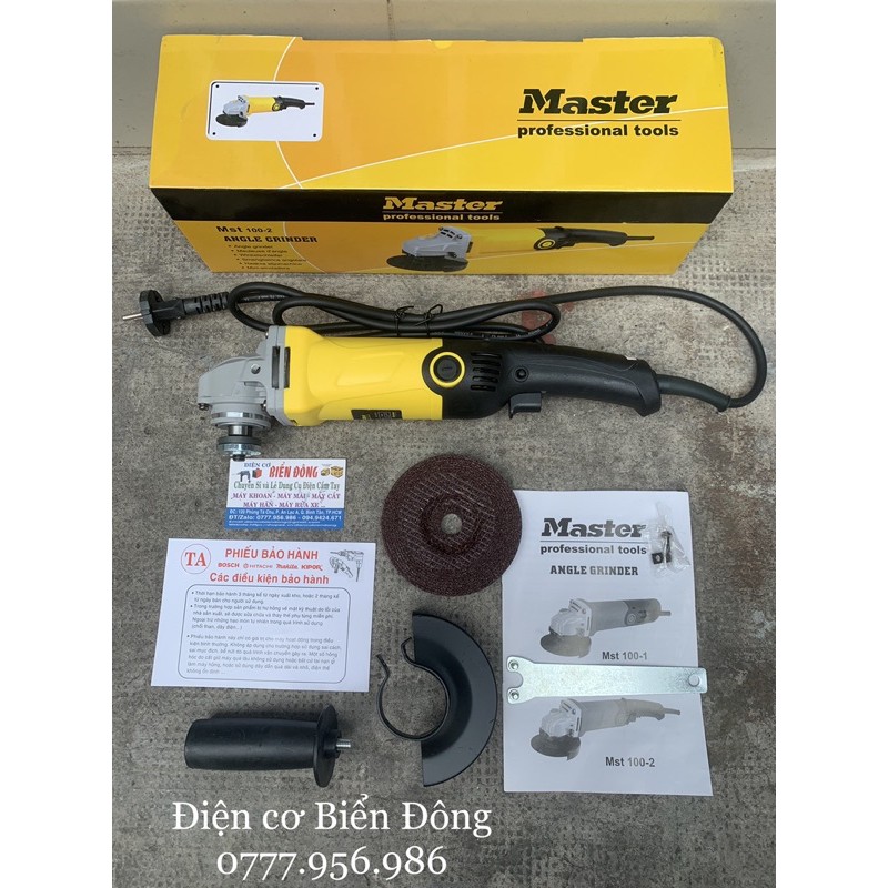 Máy mài🎄 FREESHIP 🎄 Tặng đĩa mài 29k Máy mài đuôi dài 1 tấc MASTER 980W chuyên dùng để mài và cắt sắt, tường, gỗ, tôn