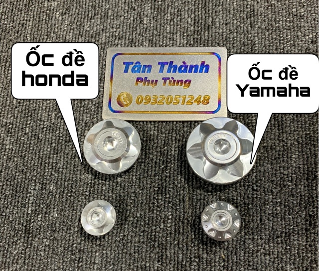 Ốc chụp mâm lửa xe máy đủ màu