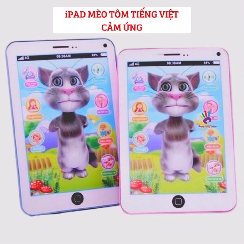 Đồ chơi ipad mèo tom máy tính bảng cho bé