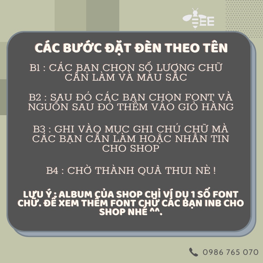 Đèn Led Neon Sign Theo Tên Trang Trí Bàn Làm Việc, Phòng Ngủ - Decor Theo Yêu Cầu, Tùy Chọn Màu
