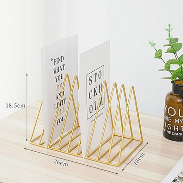 🔥𝐇𝐎𝐓 𝐃𝐄𝐀𝐋🔥 Kệ Sắt Decor Kê Tạp Chí Trang Trí Bàn MQ-083