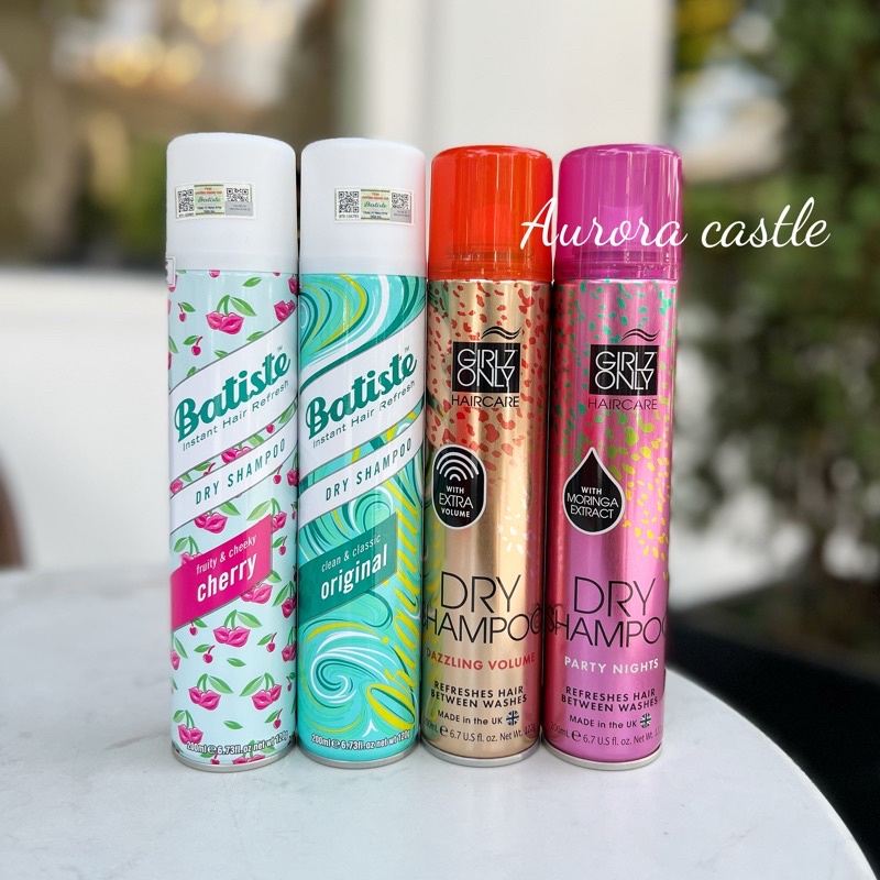 dầu gội khô Girlz Only - Batiste 200ml