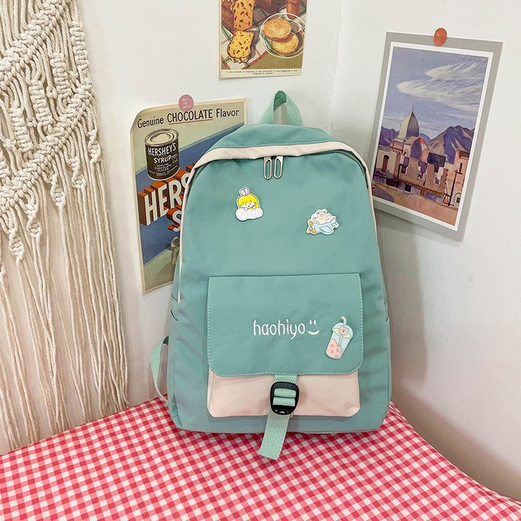 Balo Canvas JASMIN NOIR Cỡ Lớn Họa Tiết Dễ Thương Cho Nữ